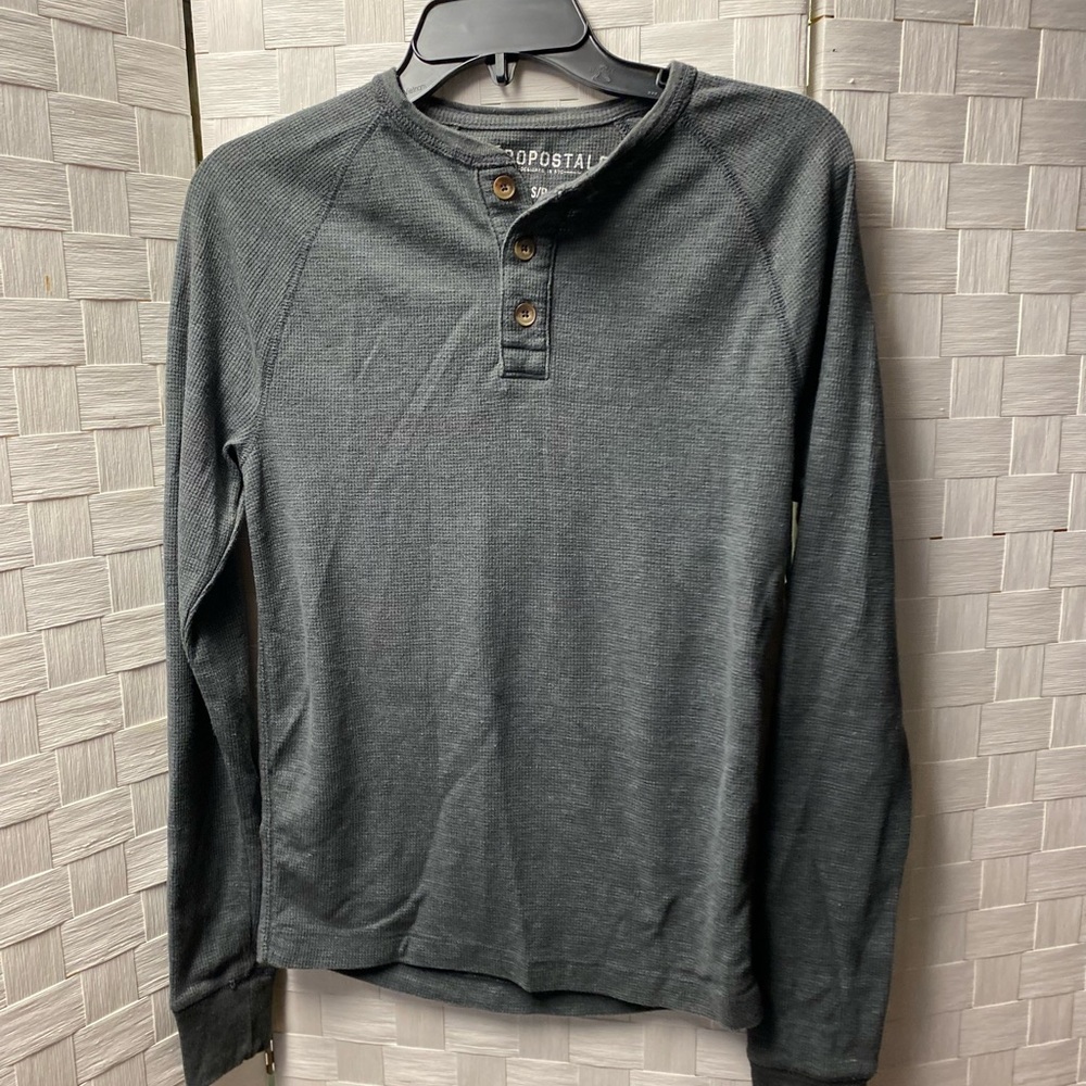 Mens Aeropostale Small Long Sleeve Thermal Shirt